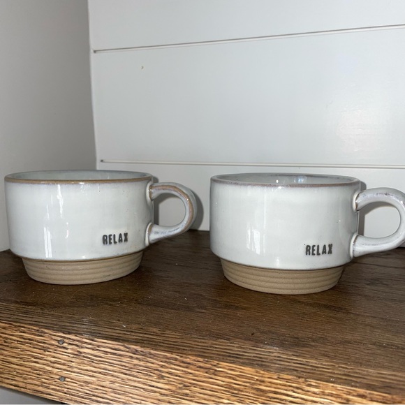 Hearth and Hand Relax Stacking Mug Set - Picture 2 of 5